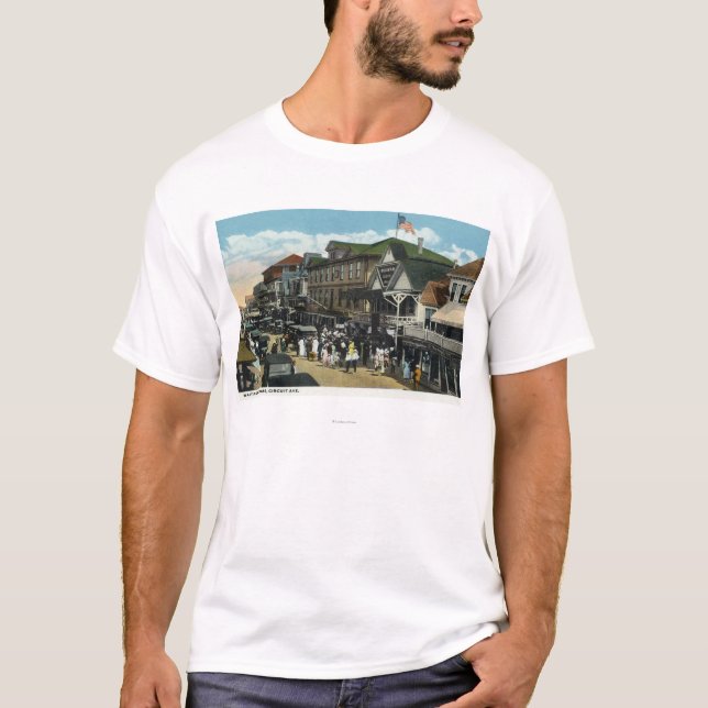 Martha's Vineyard, Stromkreis-Alleen-Szene T-Shirt (Vorderseite)