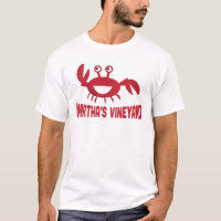 Martha's Vineyard T - Shirt - Funny Red Crab