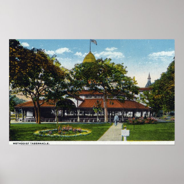 Martha's Vineyard, View of Methodist Poster (Vorne)