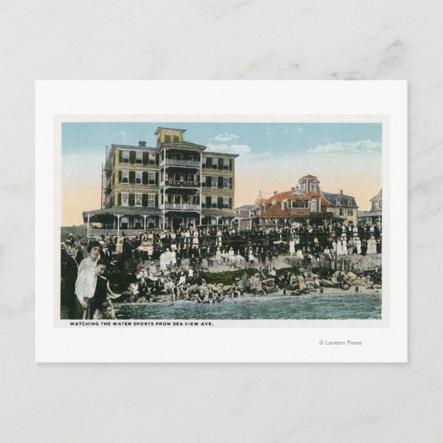 Martha's Vineyard, View of Sea View Avenue Postkarte (Vorderseite)