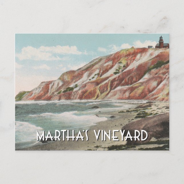 Martha's Vineyard Vintag Postkarte (Vorderseite)