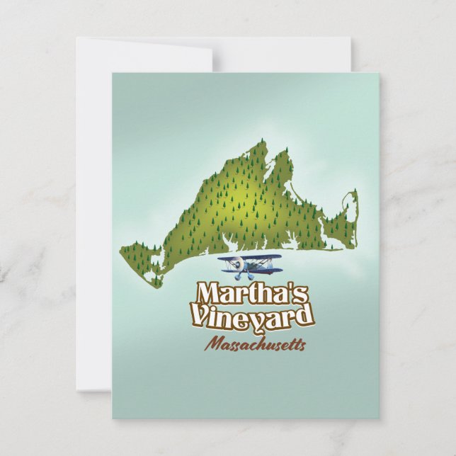 Martha's Weingarten Massachusetts Reiseplakat (Vorderseite)