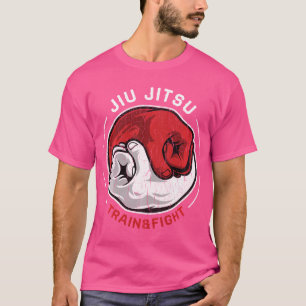 Martial Art Jiu Jitsu Shirt Retro Bahn Kämpfen Yin