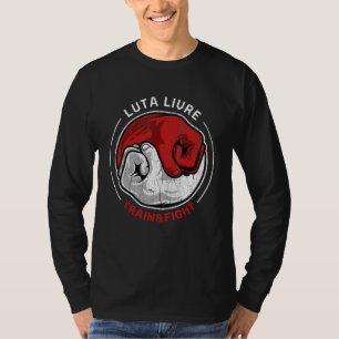 Martial Art Luta Livre Retro Train Fight Yin Yang T-Shirt