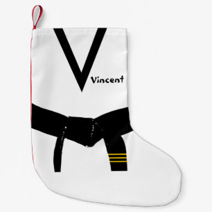 Martial Arts 3. Grad Black Belt Kleiner Weihnachtsstrumpf