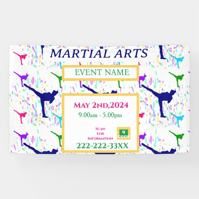 MARTIAL ARTS BANNER (Horizontal)