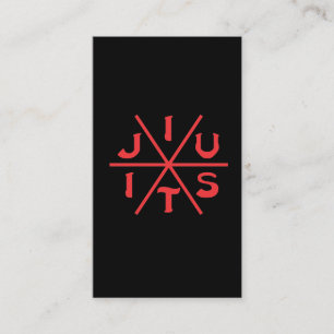 Martial Arts BJJ Brasilianischer Jiu Jitsu-Kampf Visitenkarte