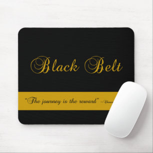 Martial Arts Black Belt Reise Mousepad