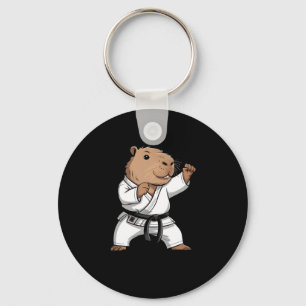 Martial Arts Capyra Funny Karate Taekwondo Jiu Jit Schlüsselanhänger