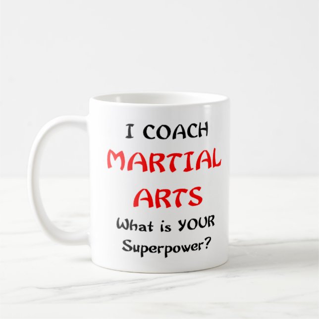 Martial Arts Coach Tasse (Links)