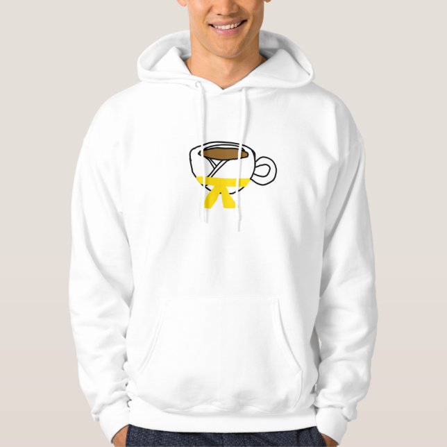 Martial Arts Coffee Cup – Kickstart Your Day Hoodie (Vorderseite)