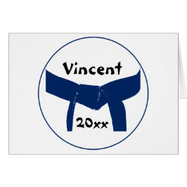 Martial Arts Dark Blue Belt