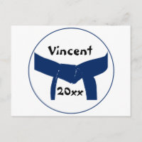 Martial Arts Dark Blue Belt