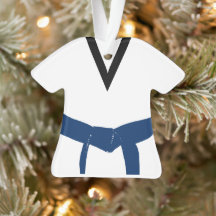 Martial Arts Dark Blue Belt Uniform
