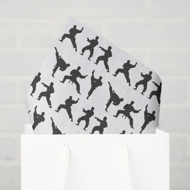Martial Arts Decoupage Seidenpapier (Geschenktüte)