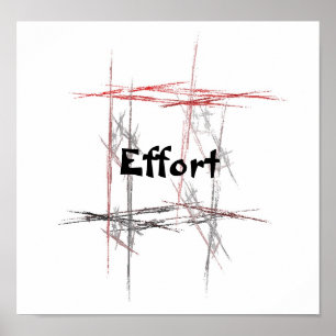 Martial Arts Effort Poster