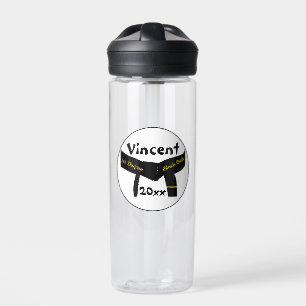 Martial Arts First Degree Black Belt Trinkflasche