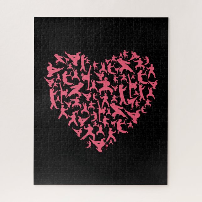 Martial Arts Girls Puzzle (Vertikal)