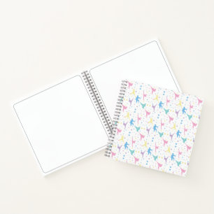 Martial Arts Karate Abstrakt Stars Glitzern Notizbuch