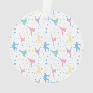 Martial Arts Karate Abstrakt Stars Glitzern Ornament