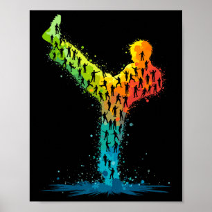 Martial Arts Karate Fighter Poster