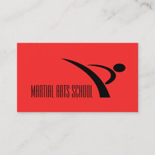 Martial Arts Karate Self Defense Business Card Visitenkarte