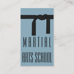 Martial Arts Karate Self Defense Business Card Visitenkarte