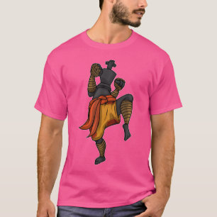 Martial Arts Muay Thai kämpfen Schach Piece Muay T T-Shirt
