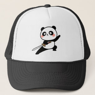Martial-Arts-Panda-Mütze Truckerkappe