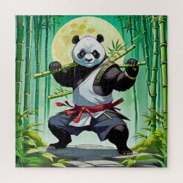Martial Arts Panda Puzzle