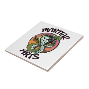 Martial Arts Snake Fliese