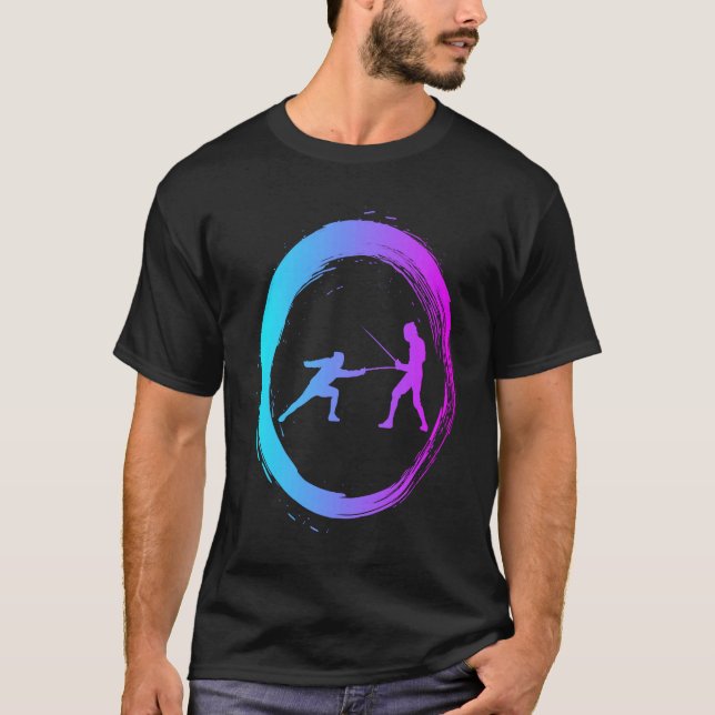 Martial fencer epee fencing T-Shirt (Vorderseite)