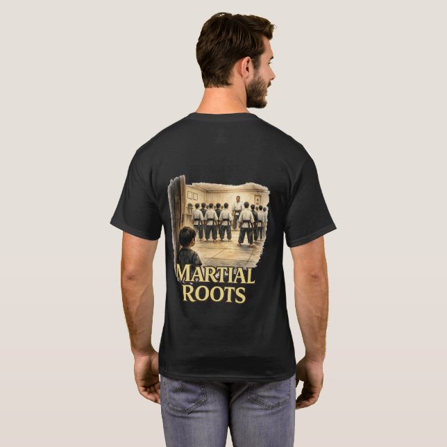 Martial Roots First Spark Karate T-Shirt (Schwarz voll)