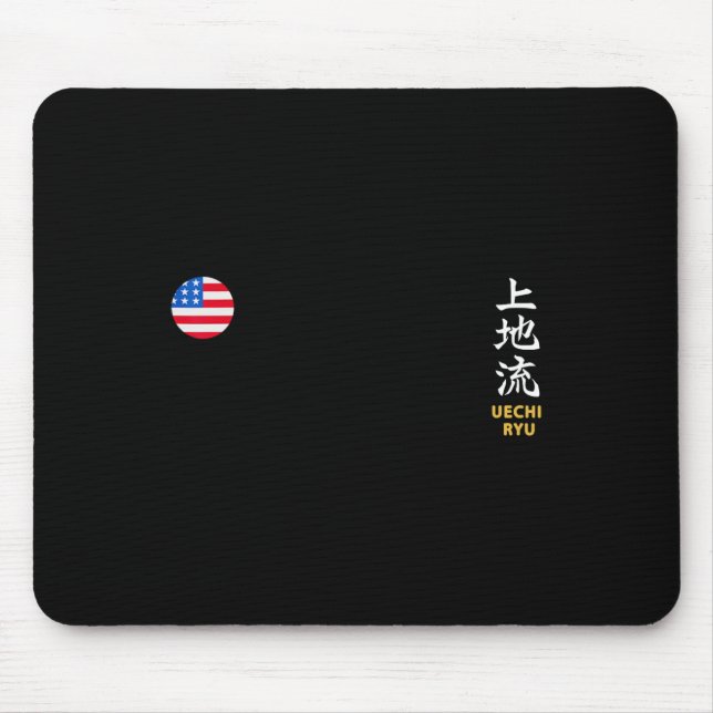 Martialartsshop Uechi Ryu Karate Usa Mousepad (Vorne)
