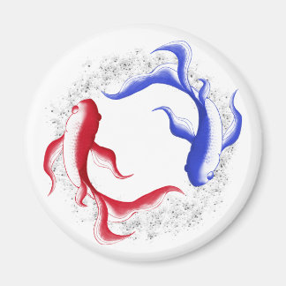 Martialischer Fluss Abstrakte Yin Yang Kampfkunst Magnet