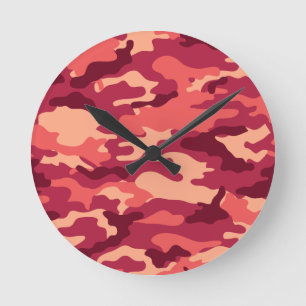 MARTIAN DESERT CAMOUFLAGE / CAMOUFLAGE DAZZLE PATT RUNDE WANDUHR