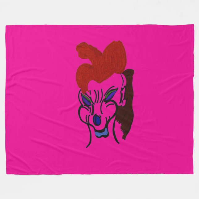 Martian Hound Fleecedecke (Vorderseite (Horizontal))