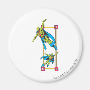 Martian Manhunter fliegt dahin Magnet