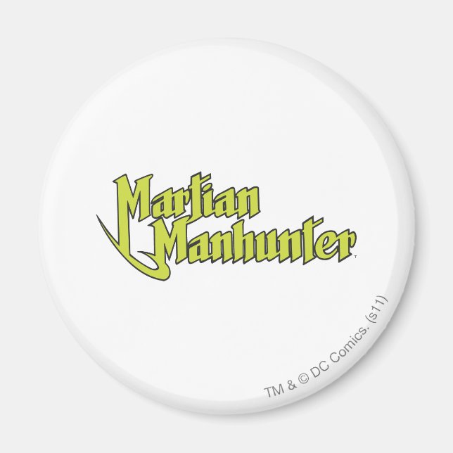 Martian Manhunter Logo Magnet (Vorne)