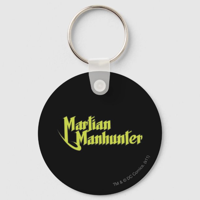 Martian Manhunter Logo Schlüsselanhänger (Vorderseite)
