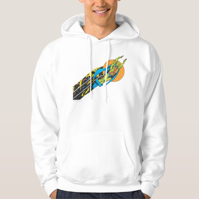 Martian Manhunter nimmt Flug Hoodie (Vorderseite)
