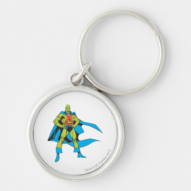 Martian Manhunter Posen Schlüsselanhänger (Vorne)