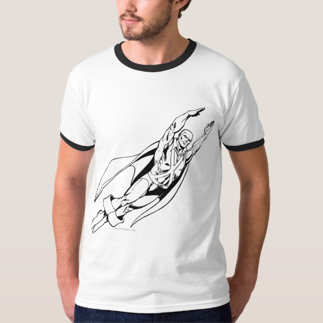 Martian Manhunter Soars 4 T-Shirt (Vorderseite)