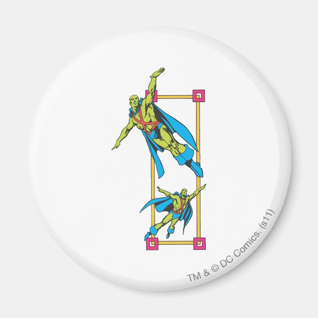 Martian Manhunter Soars Magnet (Vorne)