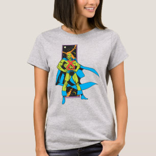 Martian Manhunter & Space Background T-Shirt