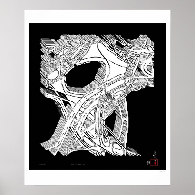 Martian Poetry Artifact Poster (Vorne)