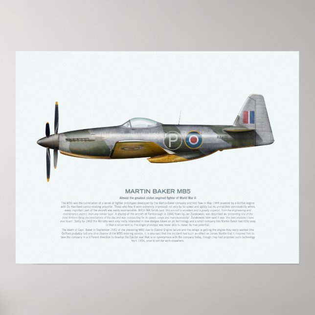 Martin - Baker MB5 Poster (Vorne)