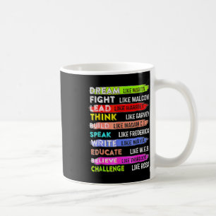 Martin Black History Month Schwarzer Afro Afrikane Kaffeetasse