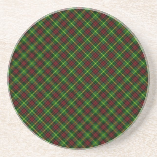 Martin Clan Tartan Scottish Design Getränkeuntersetzer (Vorne)