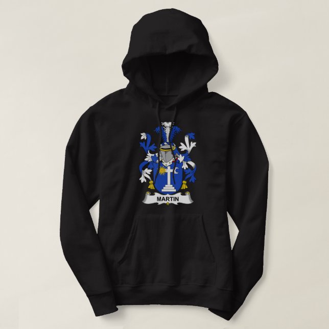 Martin Coat of Arms  Family Crest  Hoodie (Design vorne)